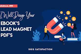 design creative ebook and lead magnet pdfs