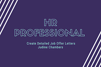create job offer letters