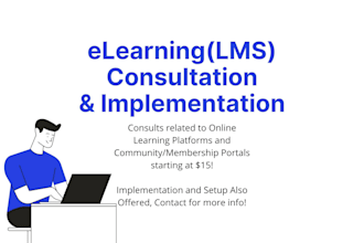 do a consult on lms or community platforms like learndash, buddyboss, moodle