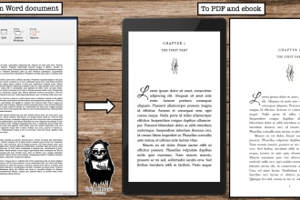 format your fiction manuscript for print and ebook