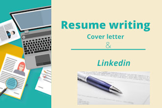 professionally write and rewrite CV resume and linkedin