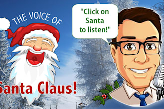 record a santa claus voice over