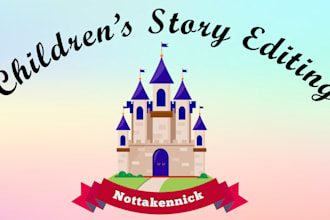 professionally critique and improve your childrens book
