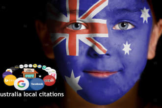 do 300 australia local citations and directory for local SEO