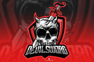design a unique mascot logo for esports team, twitch, youtube, and sports