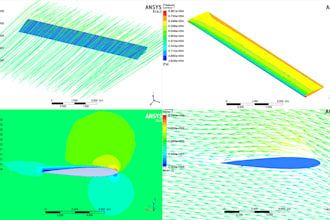 do cfd and fea on wing using ansys