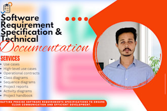 write software requirement specifications srs, technical documentation