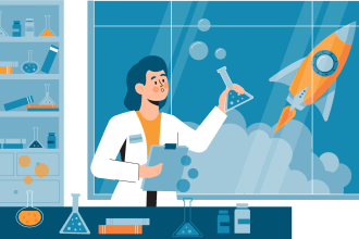 create a 2d vector character for web, app or animated video