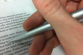 proofread any document of 1,500 words or less