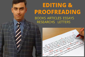 line edit and proofread your  manuscript
