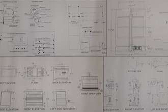 draw 2d drawings of your product with dimensions using autocad