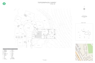 create topographic survey drawing, site grading and google earth to topo survey