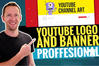 create a youtube channel logo and cover photo with SEO