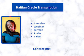 do haitian creole transcription
