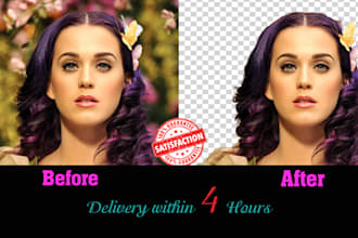 do background remove from any image within 4 hours