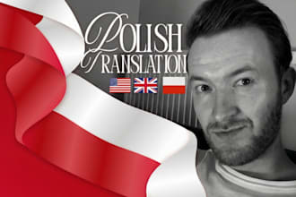 provide a flawless english to polish translation