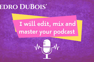edit, mix and master your podcast