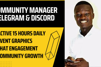 be your discord, telegram, crypto, nft and web3 mod or admin