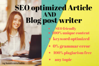 do 1000 words SEO friendly pet article web content in 5 dollars