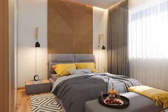 3d render for your bedroom design