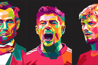 draw your photos in the wpap pop art style