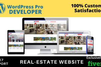 create a single property real estate website