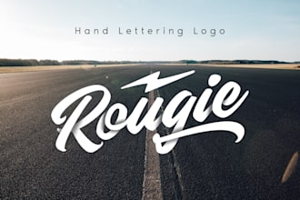 design a modern lettering business logo