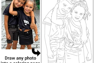 make your photo in to line art