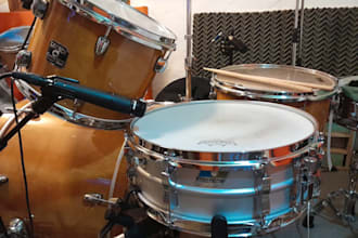 record acoustic drums for your song