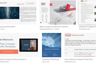 create your company profile