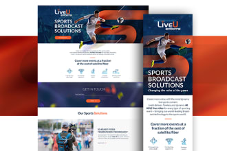 design functional responsive landing page