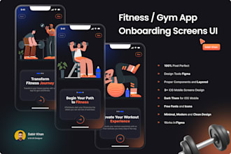 design splash screens or launch screen for mobile app