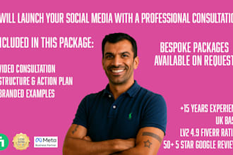 launch your social media with a professional consultation