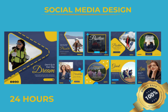design facebook ,instagram,website banner and other social media