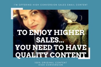 copywrite impressive sales emails for potential customers