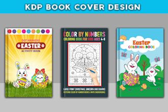 do creative kdp book cover design design