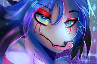 draw your furry or fursona character