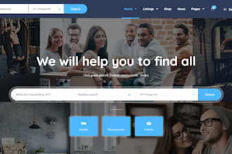 create a professional directory listing website