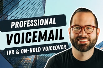 record a friendly, professional voicemail or phone greeting