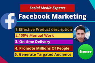 promote your business to millions of people by facebook marketing
