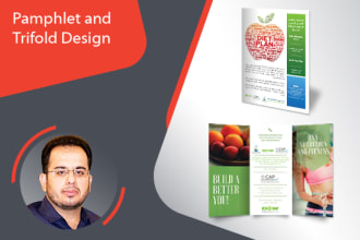 do custom pamphlet, trifold and leaflet design