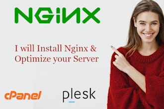 install nginx and optimize your server