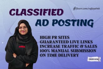 do classified ad posting in top classified  sites