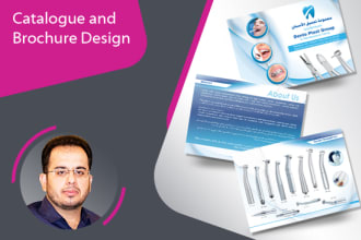 design an attractive brochure and catalogue for you