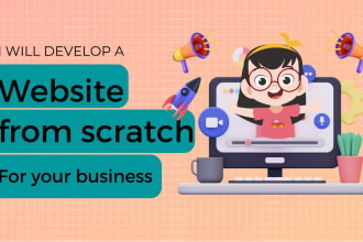 design a website from scratch for your business