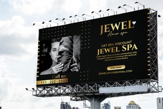 design billboard, signboard and banner design