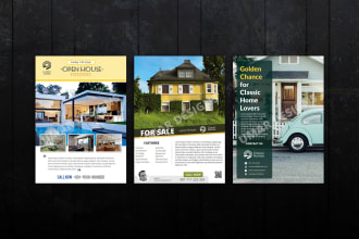 design a creative and appealing flyer, postcard or brochure