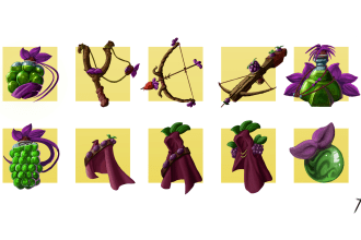 draw fantasy stilyzed props