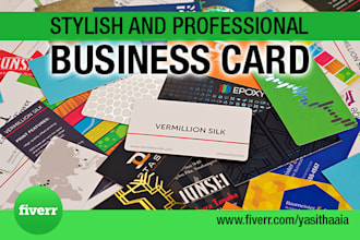 create stylish and professional Business cards