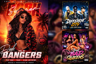 design a cool album cover or mixtape cover art